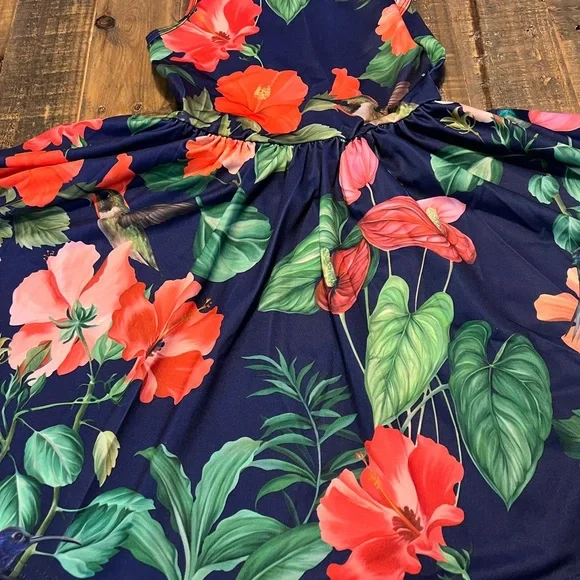 Dot Dot Smile size 7, 8/10 or 12/14 girls hummingbird Tank twirl dress new - Picture 4 of 8